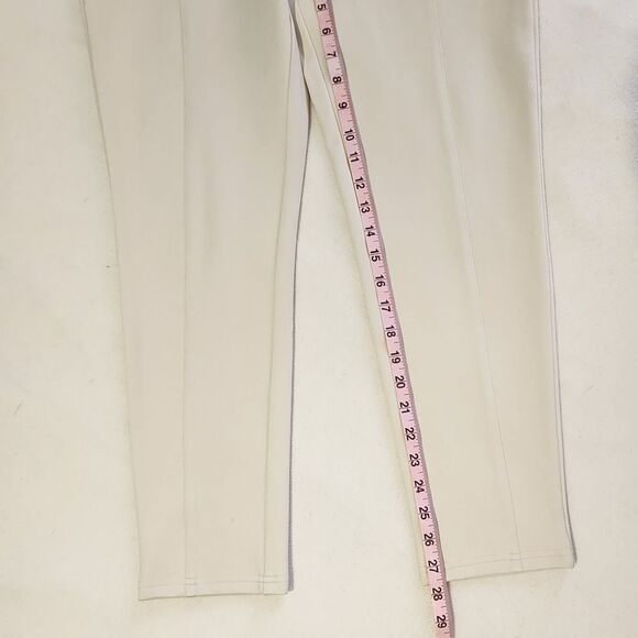 ZARA Cream High Waisted Sailor Pants with Gold Buttons Nautical Style XXL - Picture 6 of 6